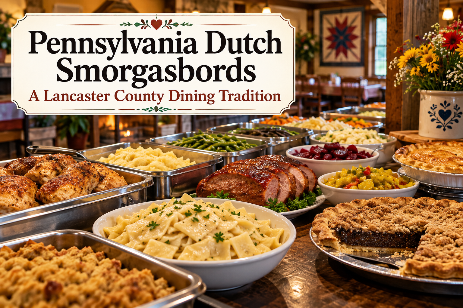 Pennsylvania Dutch Smorgasbords: A Lancaster County Dining Tradition
